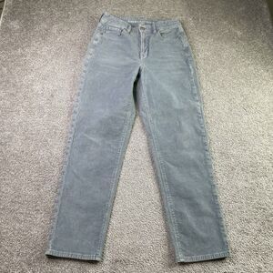 American Eagle Mom Jeans Women’s 4 Blue Straight High Rise Corduroy Stretch